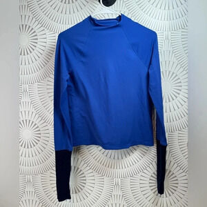 Without Walls Urban Outfitters Women’s Long‎ Sleeve Athletic Wear Top Blue Small